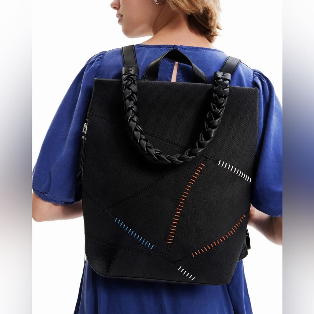 Desigual MULTI-POSITION PATCHWORK BACKPACK - Picture 4 of 13